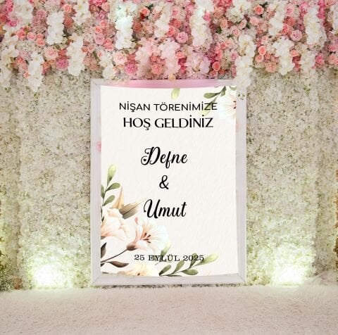 Söz-Nişan Duvar Örtüsü 70x100