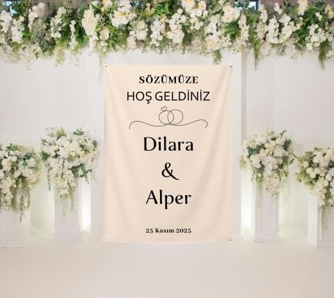 Söz-Nişan Duvar Örtüsü 70x100