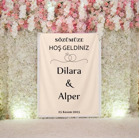 Söz-Nişan Duvar Örtüsü 70x100
