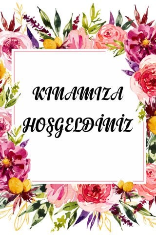 Kına Duvar Örtüsü 70x100