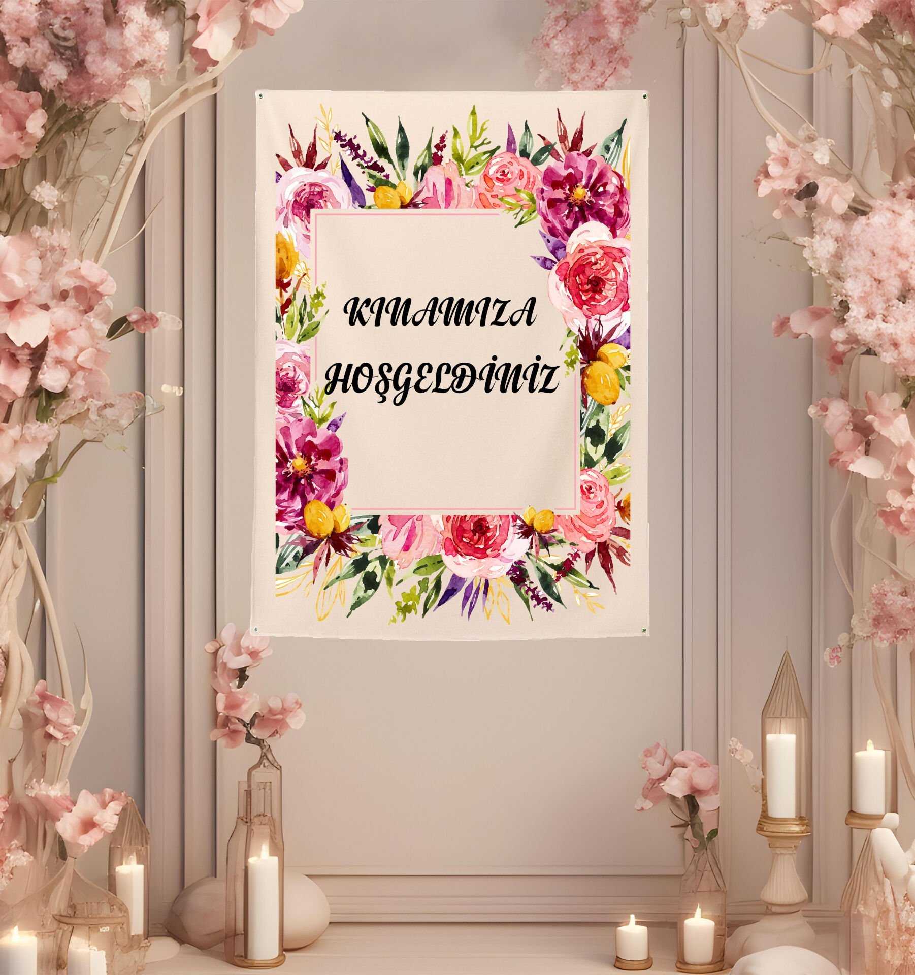 Kına Duvar Örtüsü