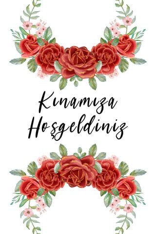 Kına Duvar Örtüsü 70x100