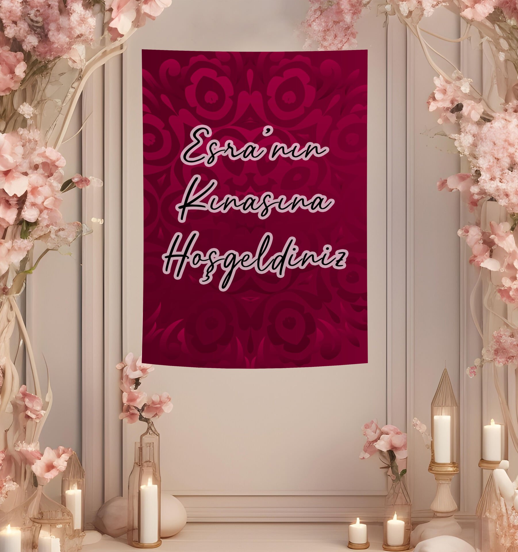 Kına Duvar Örtüsü