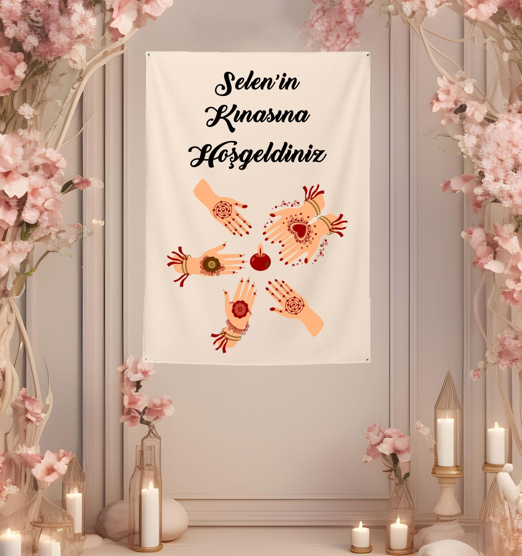 Kına Duvar Örtüsü