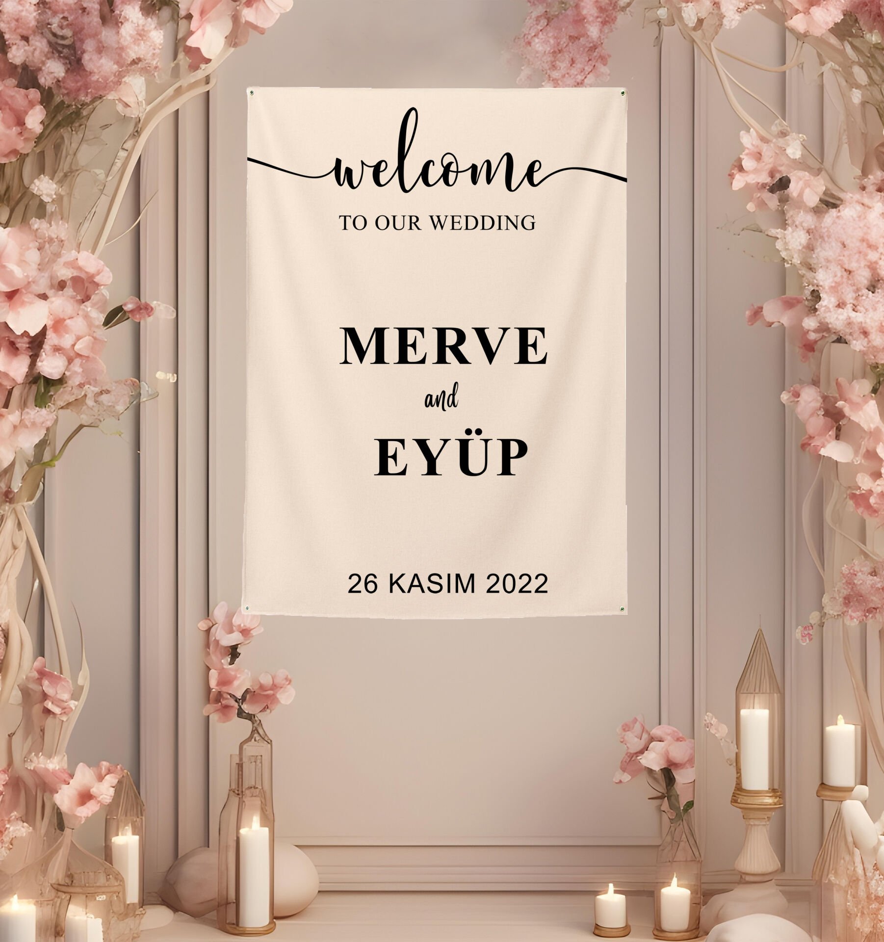 Düğün Duvar Örtüsü 70x100