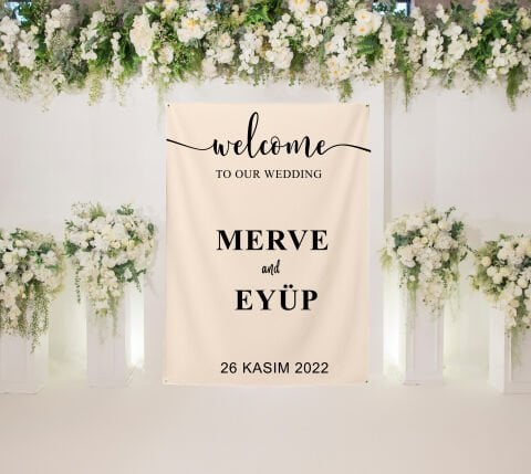 Düğün Duvar Örtüsü 70x100
