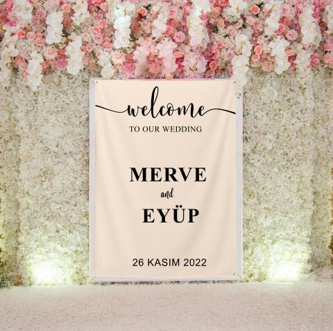 Düğün Duvar Örtüsü 70x100