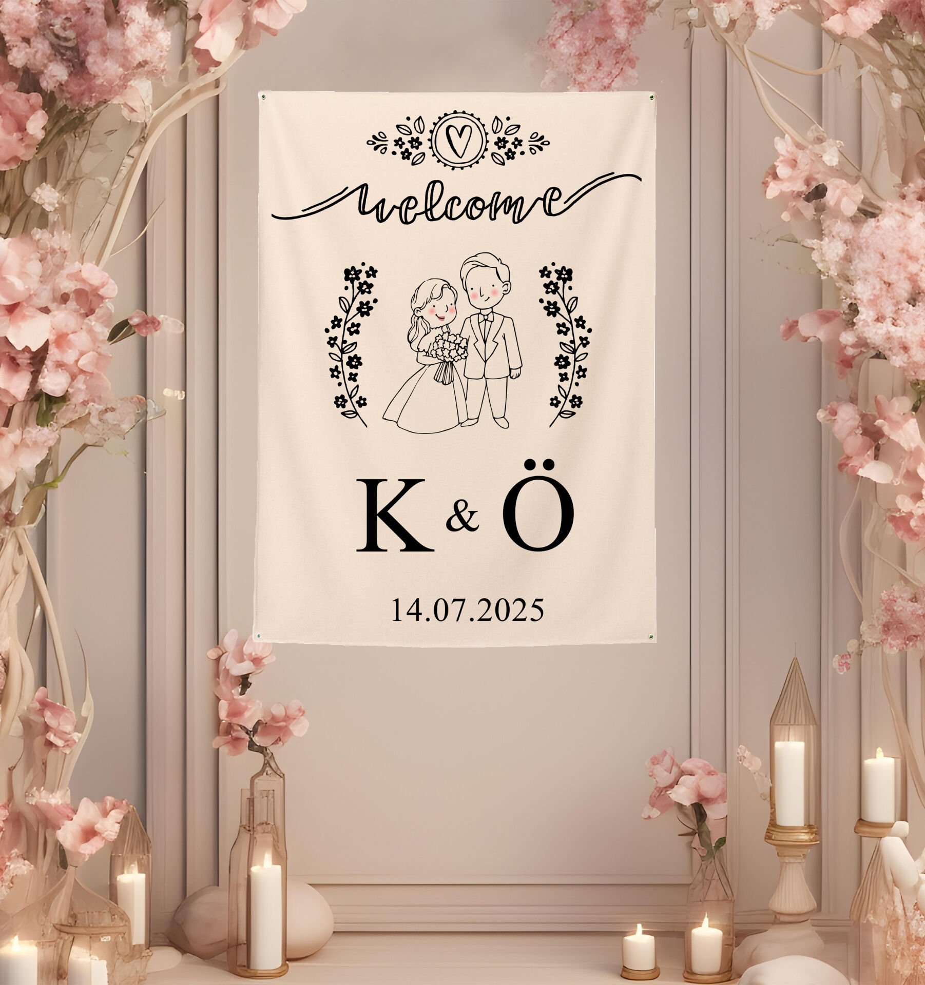 Düğün Duvar Örtüsü