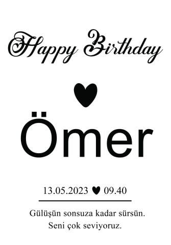 Doğum Günü Duvar Örtüsü