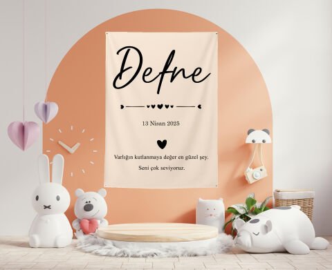 Doğum Günü Duvar Örtüsü 70x100