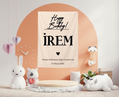 Doğum Günü Duvar Örtüsü