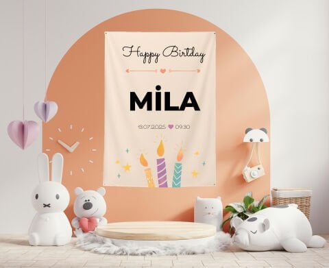 Doğum Günü Duvar Örtüsü