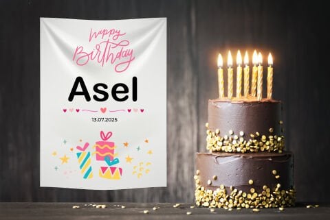 Doğum Günü Duvar Örtüsü