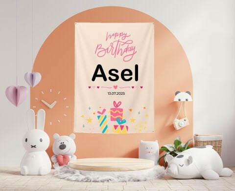 Doğum Günü Duvar Örtüsü
