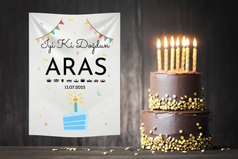 Doğum Günü Duvar Örtüsü