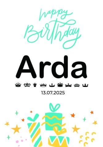 Doğum Günü Duvar Örtüsü