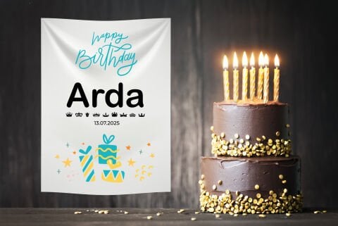 Doğum Günü Duvar Örtüsü