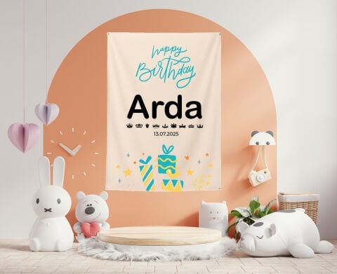 Doğum Günü Duvar Örtüsü