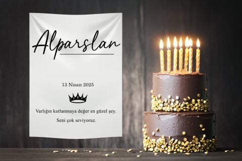 Doğum Günü Duvar Örtüsü