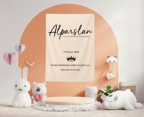 Doğum Günü Duvar Örtüsü 70x100