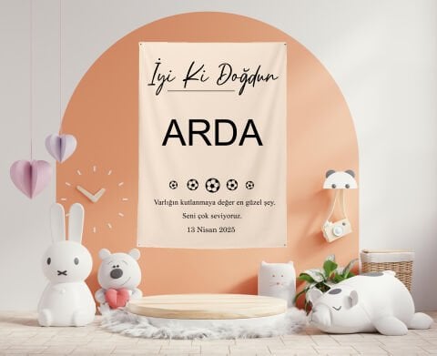 Doğum Günü Duvar Örtüsü 70x100