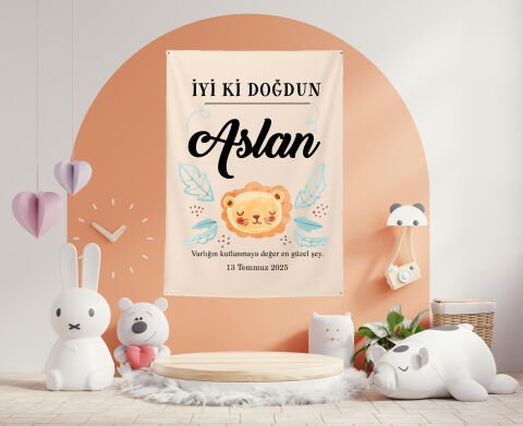 Doğum Günü Duvar Örtüsü 70x100