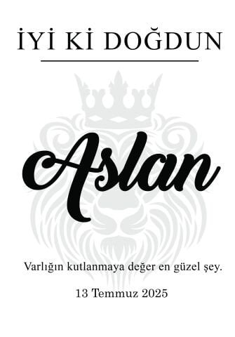 Doğum Günü Duvar Örtüsü 70x100