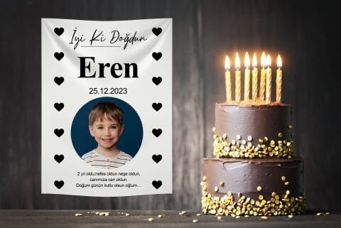 Doğum Günü Duvar Örtüsü