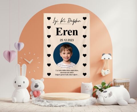 Doğum Günü Duvar Örtüsü