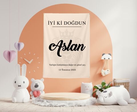 Doğum Günü Duvar Örtüsü 70x100