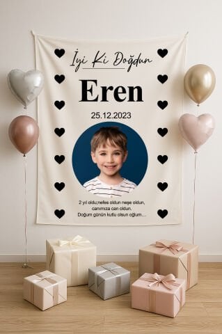 Doğum Günü Duvar Örtüsü