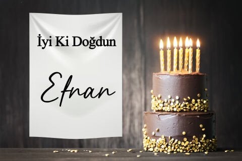 Doğum Günü Duvar Örtüsü 70x100