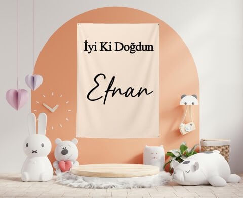 Doğum Günü Duvar Örtüsü 70x100