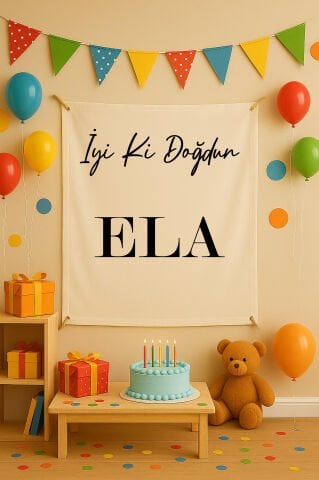 Doğum Günü Duvar Örtüsü