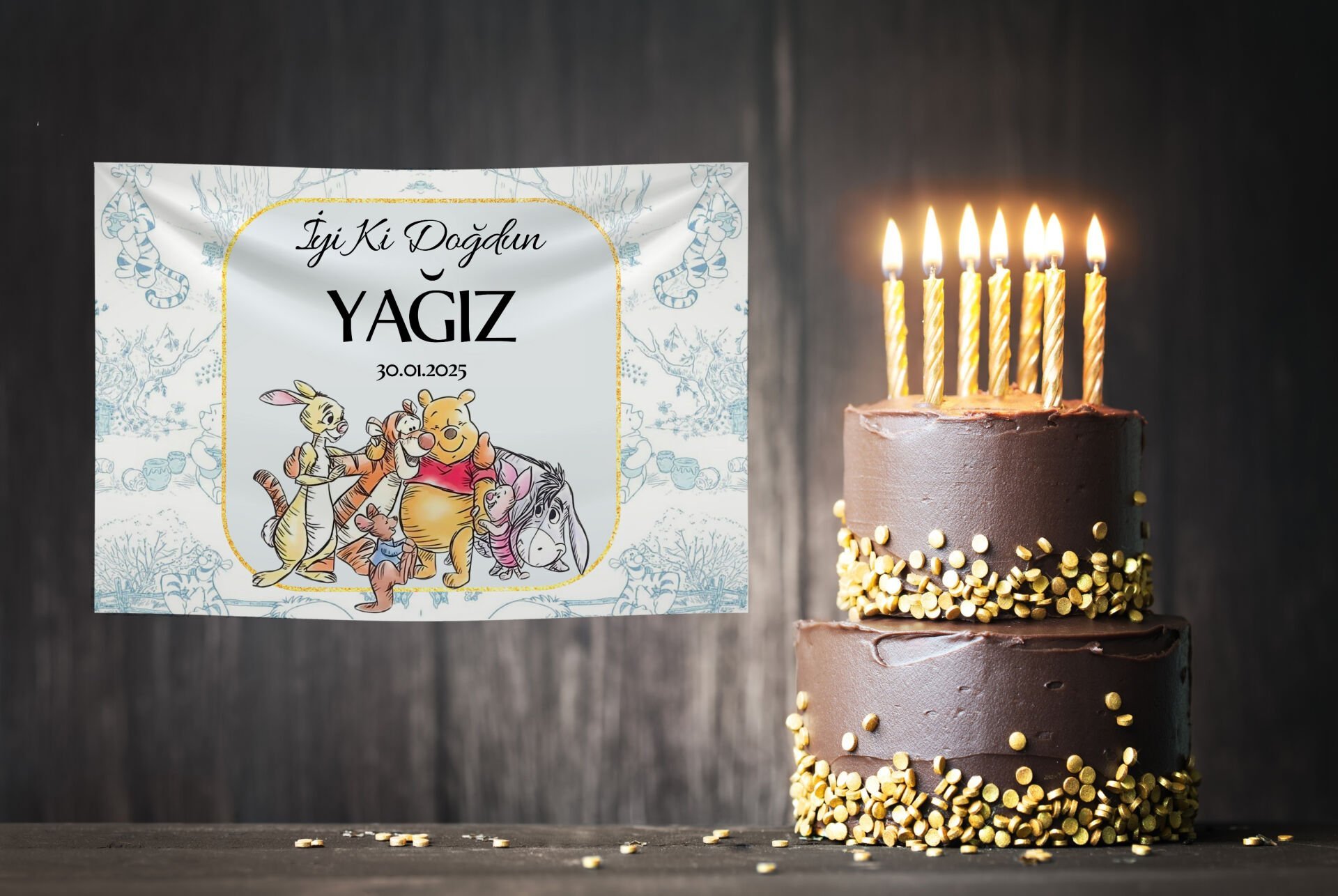 Doğum Günü Duvar Örtüsü