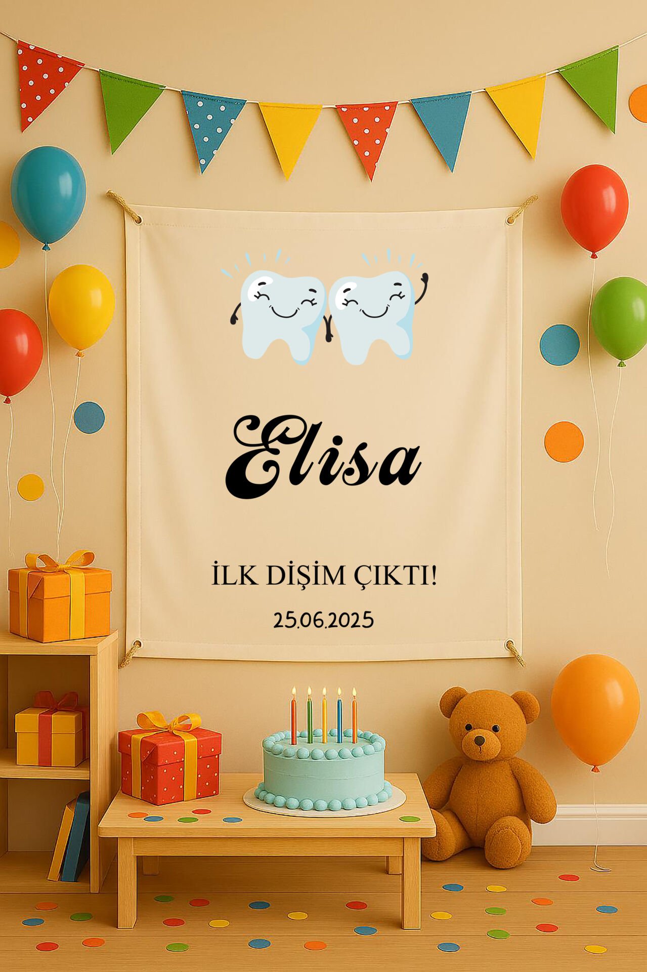 Diş Duvar Örtüsü 70x100