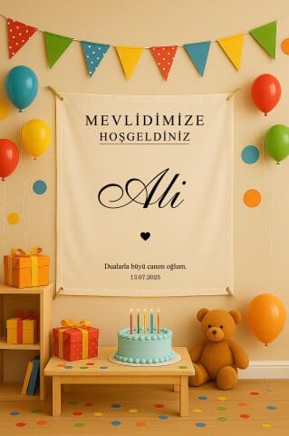 Mevlit Duvar Örtüsü