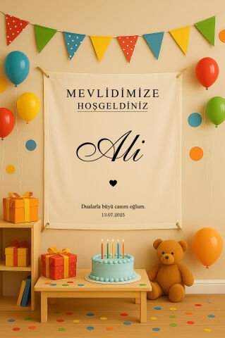 Mevlit Duvar Örtüsü