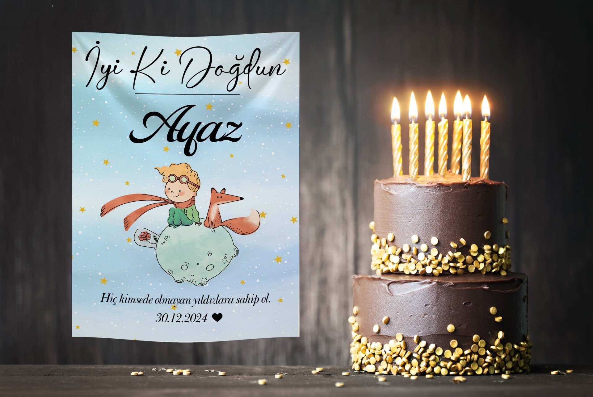 Doğum Günü Duvar Örtüsü