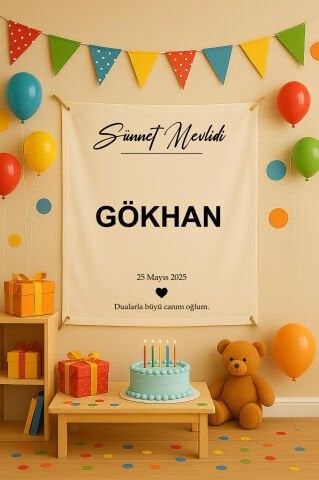 Mevlit Duvar Örtüsü