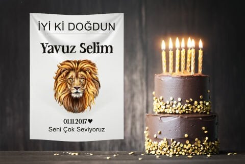 Doğum Günü Duvar Örtüsü