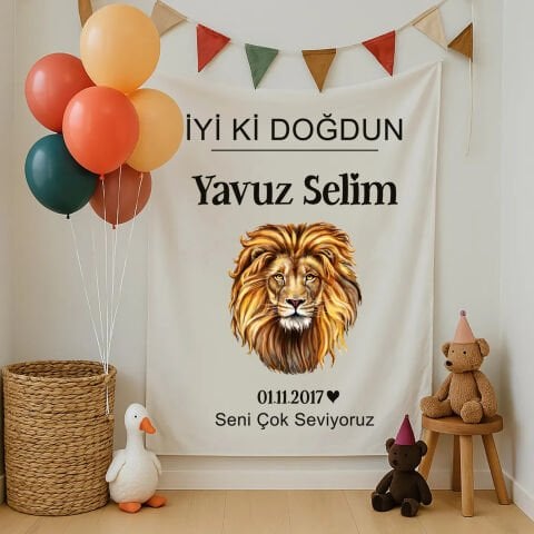 Doğum Günü Duvar Örtüsü