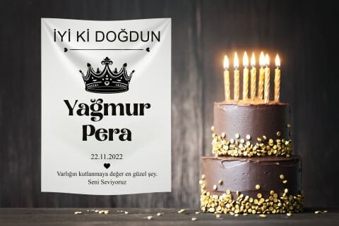 Doğum Günü Duvar Örtüsü