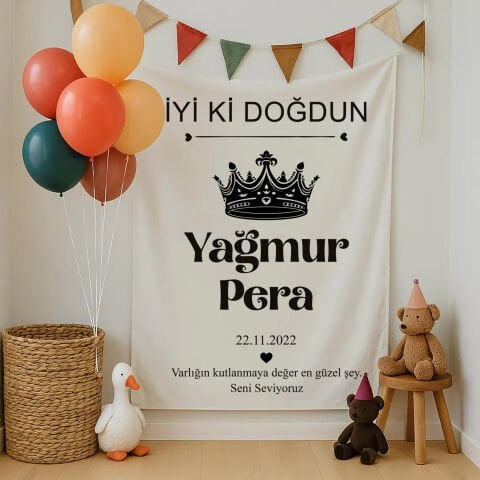 Doğum Günü Duvar Örtüsü