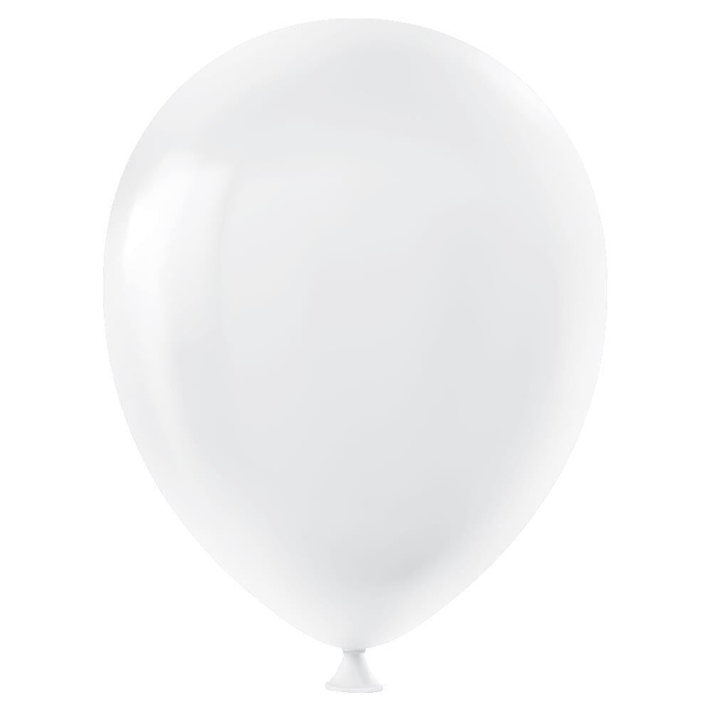 Beyaz Düz Balon 11 inç (10 adet)