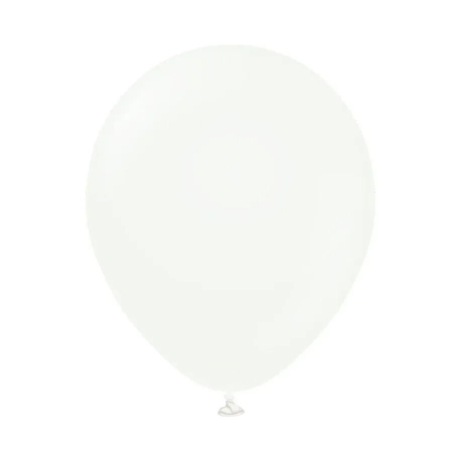 Pastel Beyaz Balon 5 inç (10 adet)