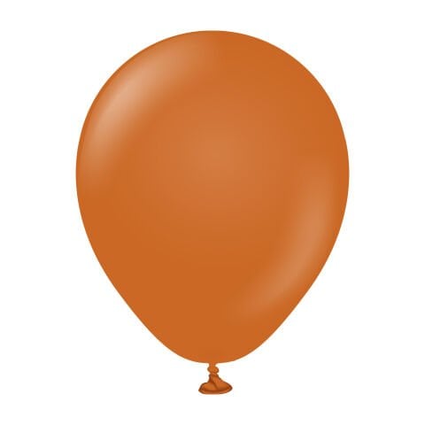 Yanık Turuncu Balon 5 inç (10 adet)