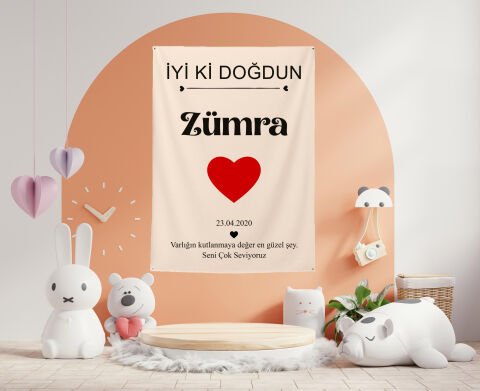 Doğum Günü Duvar Örtüsü