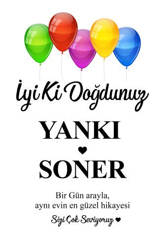 Doğum Günü Duvar Örtüsü