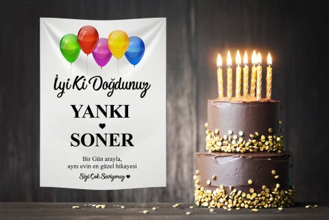 Doğum Günü Duvar Örtüsü
